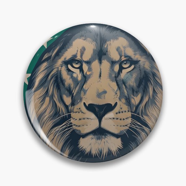 Item preview, A LION WITH A PATRIOTIC FLAG designed and sold by infinitearte.
