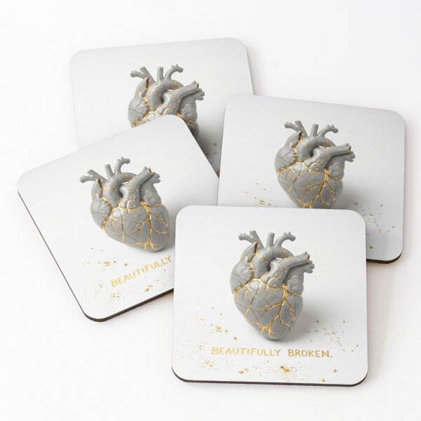 Item preview, Beautifully Broken - Kintsugi Heart Art designed and sold by ryanguas.