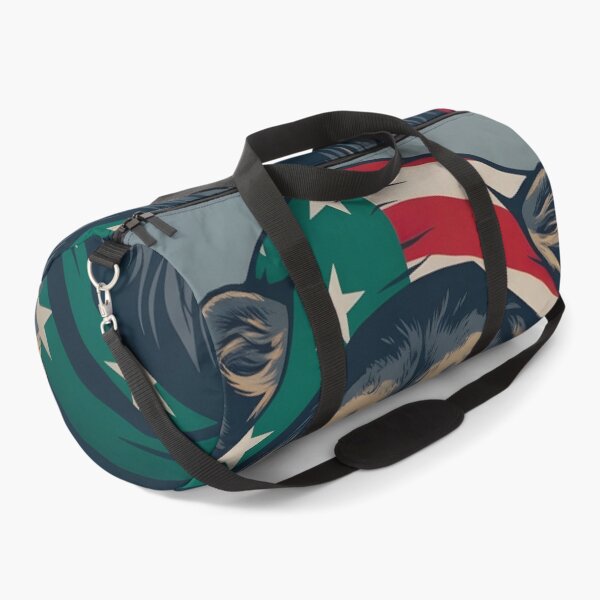 Item preview, A LION WITH A PATRIOTIC FLAG designed and sold by infinitearte.