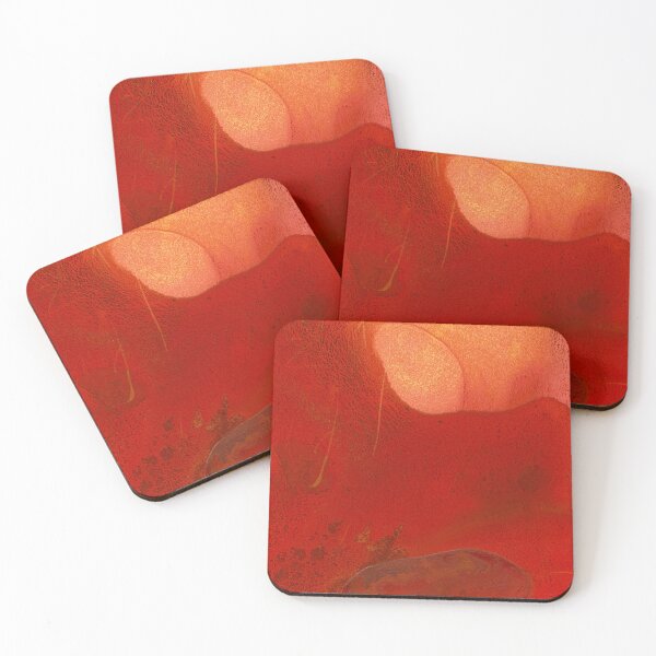 Item preview, Red and gold IV designed and sold by Catrin Stahl-Szarka.
