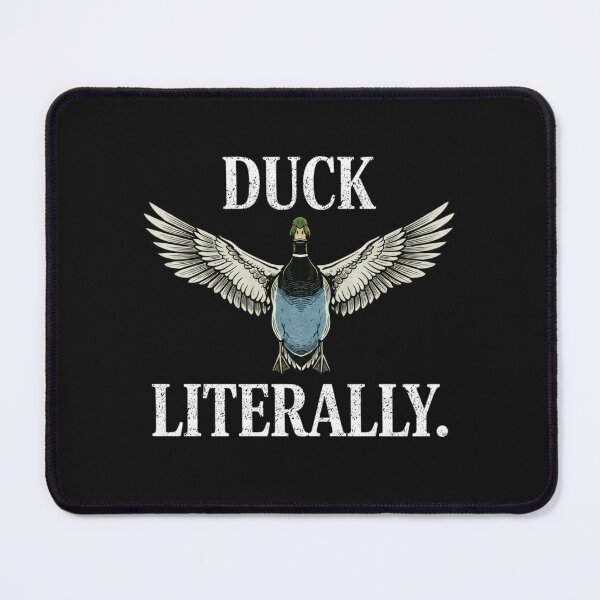Item preview, Funny Duck Literally Flying Mallard Waterfowl Hunting Pun designed and sold by FreshVibe Prints.