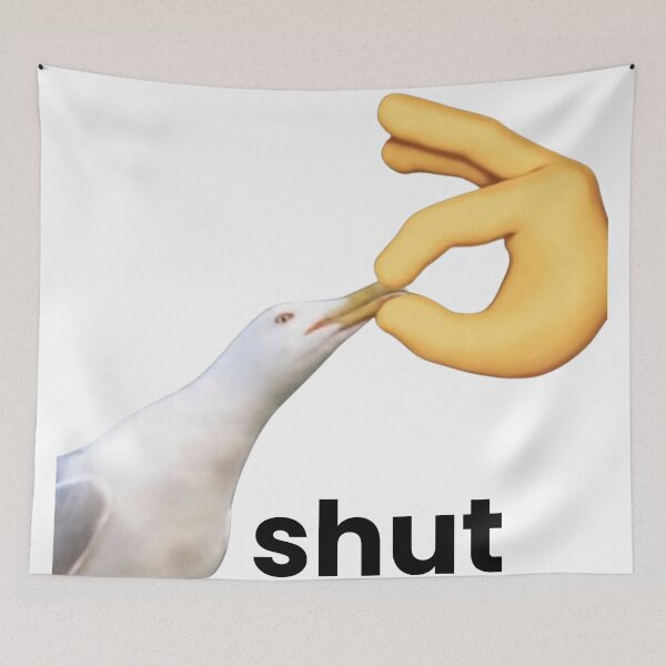 Item preview, Shut Up Seagull Meme designed and sold by NF Designs Studio DTF.