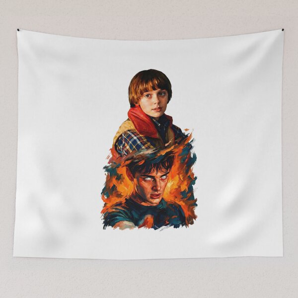 Item preview, TV Series Stranger Portrait –  Fire Evolution Characters Art (2) designed and sold by WallaceSilvaART.