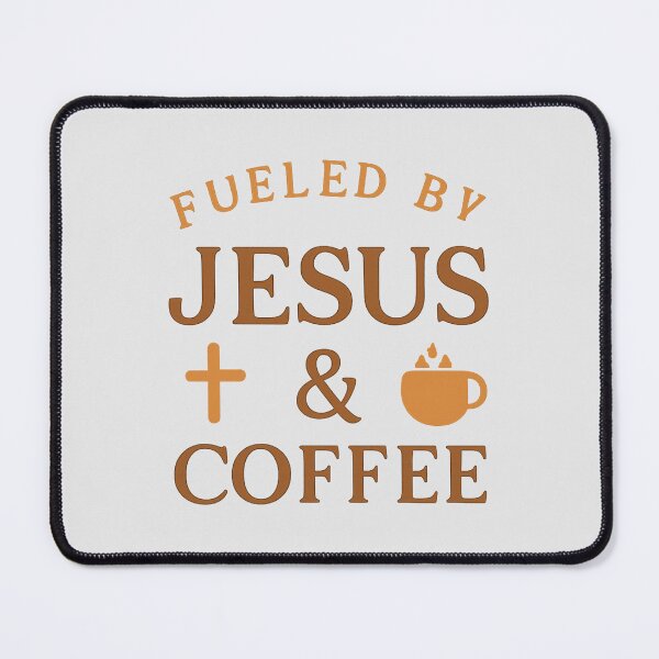 Item preview, Fueled by Jesus and Coffee | Christian T-Shirt, Faith Mug & Sticker Design for Coffee Lovers designed and sold by Design by Anthony .