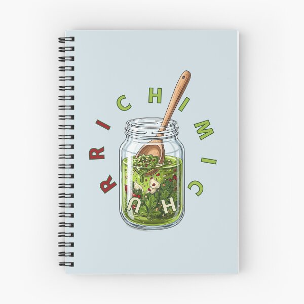 Item preview, Chimichurri Sauce Jar Spoon Foodie Illustration designed and sold by KiwiRider.