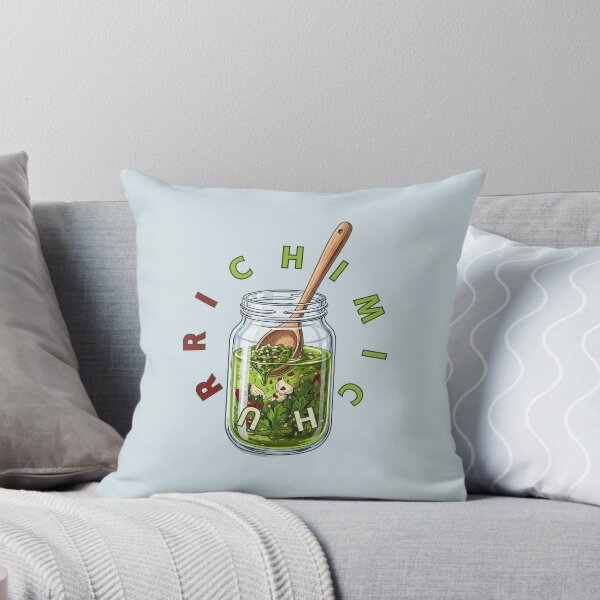 Item preview, Chimichurri Sauce Jar Spoon Foodie Illustration designed and sold by KiwiRider.