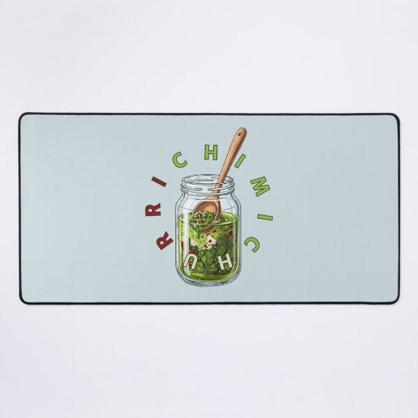 Item preview, Chimichurri Sauce Jar Spoon Foodie Illustration designed and sold by KiwiRider.
