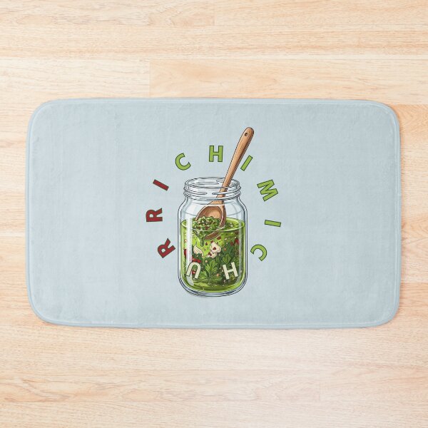 Item preview, Chimichurri Sauce Jar Spoon Foodie Illustration designed and sold by KiwiRider.