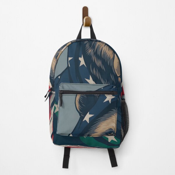 Item preview, A BEAR WITH A PATRIOTIC FLAG designed and sold by infinitearte.