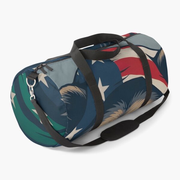 Item preview, A BEAR WITH A PATRIOTIC FLAG designed and sold by infinitearte.