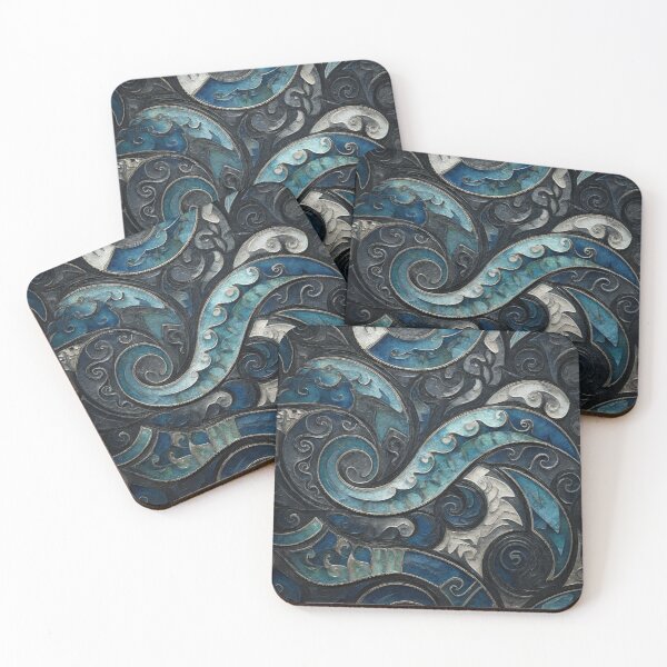 Item preview, New Zealand Māori Paua Pattern Koru Design 678 designed and sold by GrinGalore.