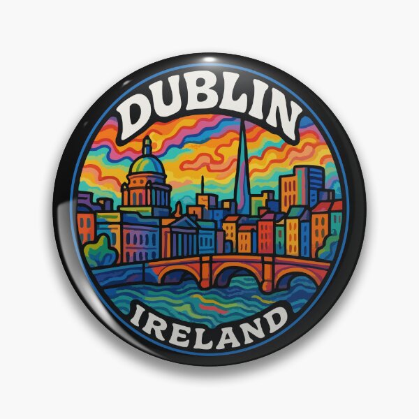 Item preview, Dublin Ireland Trippy Art designed and sold by TomFrontierArt.