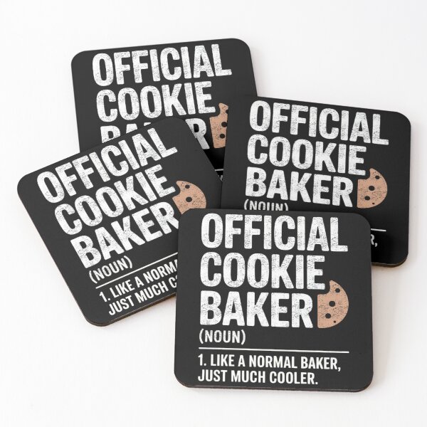 Item preview, Official Cookie Baker Definition Funny Christmas Baking Gift designed and sold by FreshVibe Prints.