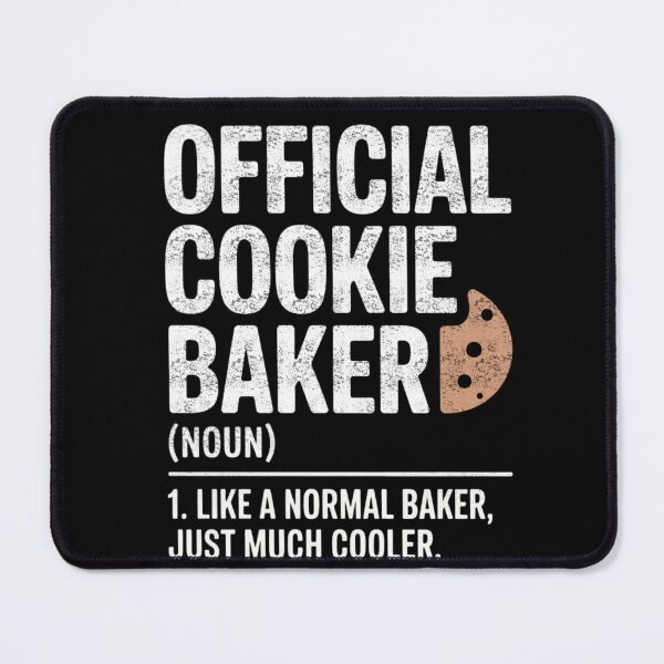 Item preview, Official Cookie Baker Definition Funny Christmas Baking Gift designed and sold by FreshVibe Prints.