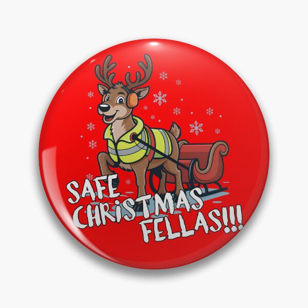 Item preview, Safe Christmas Fellas – Festive Safety Reindeer Illustration designed and sold by PeteLawliiet.