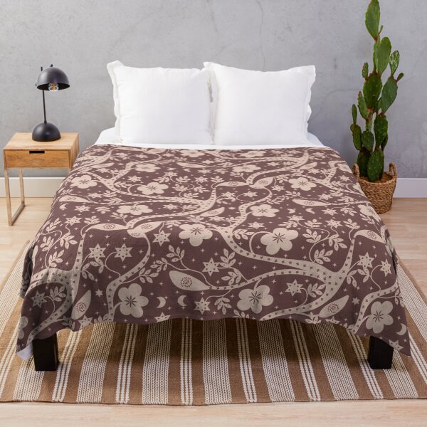 Item preview, Decorative Tree Pattern – Seamless Floral & Star Design for Seasonal Decor designed and sold by Clara Fruggeri.