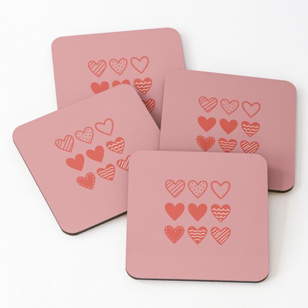 Item preview, Red Hearts Valentine Grid designed and sold by annenambiro.