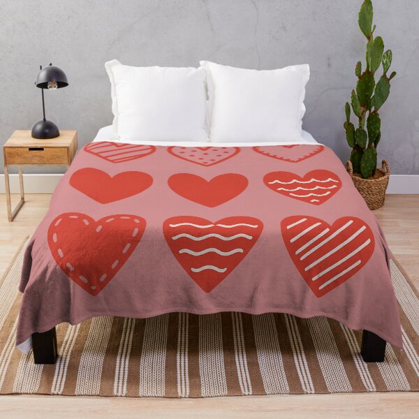 Item preview, Red Hearts Valentine Grid designed and sold by annenambiro.