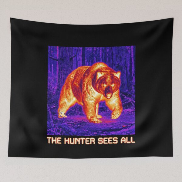 Item preview, The Hunter Sees All Bear Heat Vision designed and sold by k3rstman1.