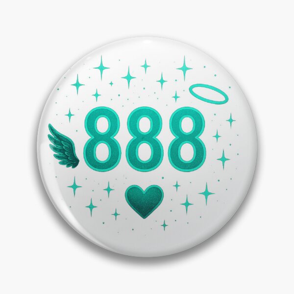 Item preview, Angel Number 888 Neon Glow Aesthetic Design designed and sold by HiteshArt111.