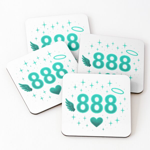 Item preview, Angel Number 888 Neon Glow Aesthetic Design designed and sold by HiteshArt111.