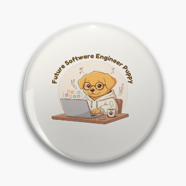 Item preview, Puppy Dreams Big – Future Software Engineer Puppy designed and sold by The Real Life Symphony.