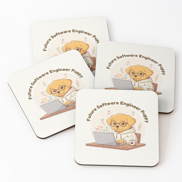 Item preview, Puppy Dreams Big – Future Software Engineer Puppy designed and sold by The Real Life Symphony.
