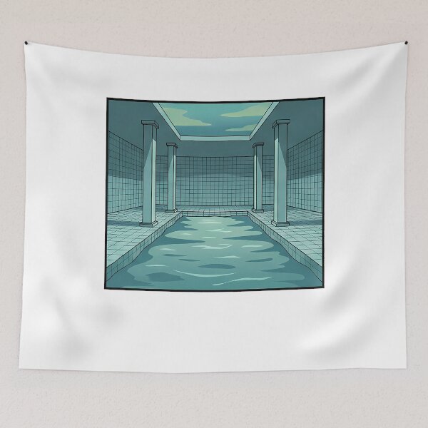Item preview, Backrooms Pool Eerie Liminal Space Aesthetic designed and sold by k3rstman1.