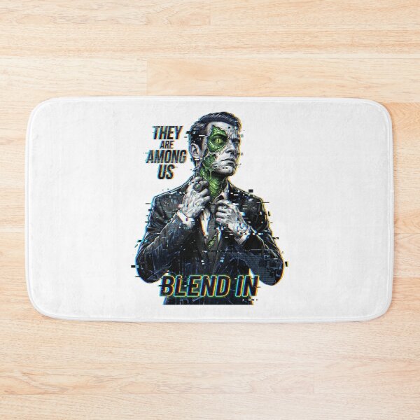 Item preview, They Are Among Us Reptilian Glitch Art designed and sold by k3rstman1.