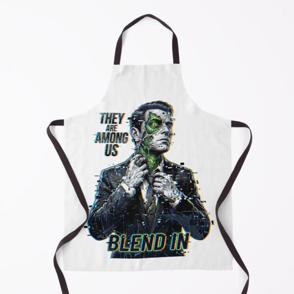 Item preview, They Are Among Us Reptilian Glitch Art designed and sold by k3rstman1.