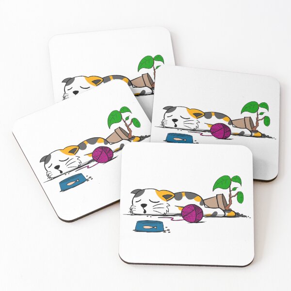 Item preview, Calico Cat - Sleeping designed and sold by LZRD12.