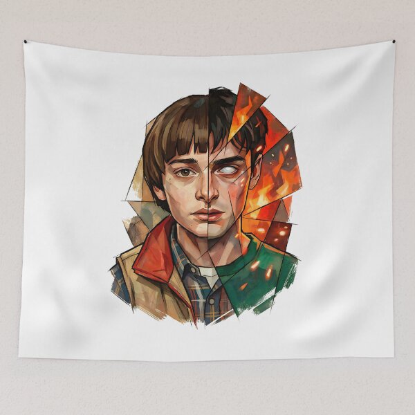 Item preview, TV Series Stranger Portrait –  Fire Evolution Characters Art (3) designed and sold by WallaceSilvaART.