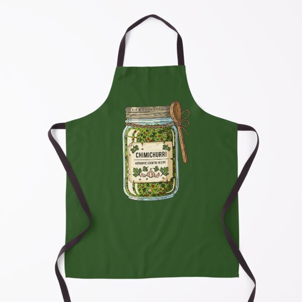 Item preview, Chimichurri Sauce Jar Spoon Illustration designed and sold by KiwiRider.