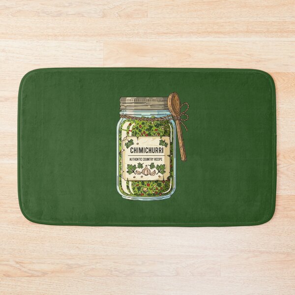 Item preview, Chimichurri Sauce Jar Spoon Illustration designed and sold by KiwiRider.