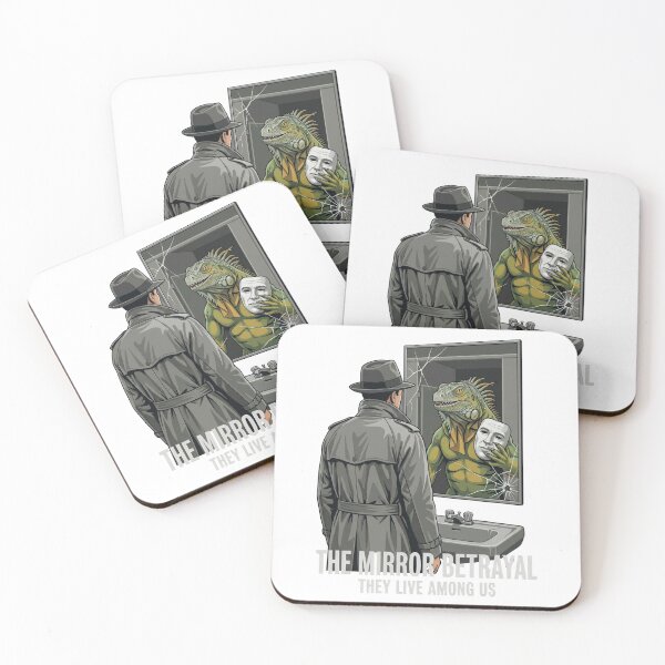 Item preview, Reptilian Alien Conspiracy Mirror Betrayal They Live Among designed and sold by k3rstman1.