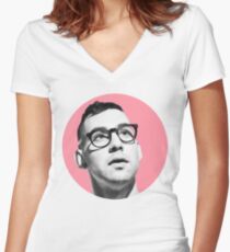bleachers Women's Fitted V-Neck T-Shirt