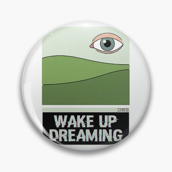 Item preview, Wake Up Dreaming Glitch Aesthetic Eye designed and sold by k3rstman1.