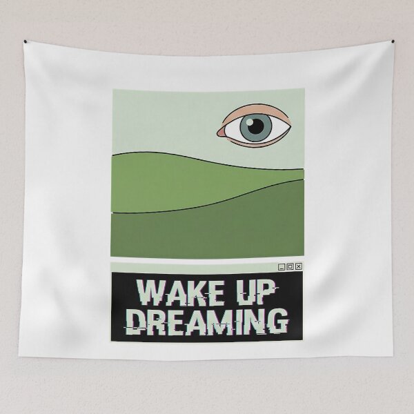 Item preview, Wake Up Dreaming Glitch Aesthetic Eye designed and sold by k3rstman1.