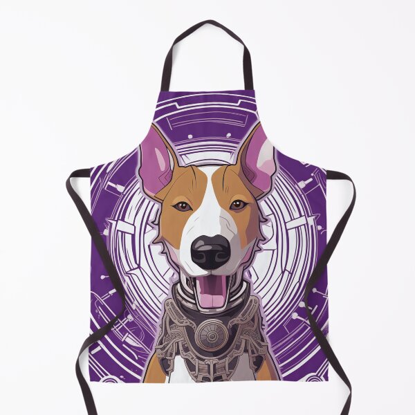 Item preview, Cyberpunk dog in tech background designed and sold by Mianku | Für das Leben.