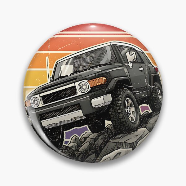 Item preview, Retro FJ Cruiser Off-Road Sunset designed and sold by Off-Road-Zone.