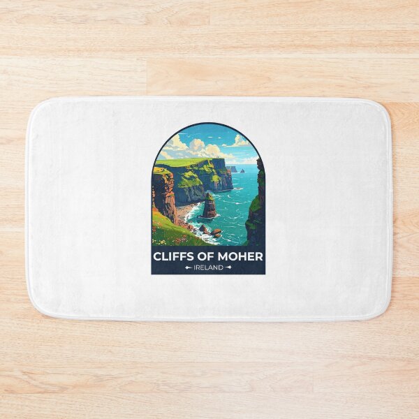 Item preview, Cliffs of moher ireland Sticker designed and sold by TulipaGraphics.