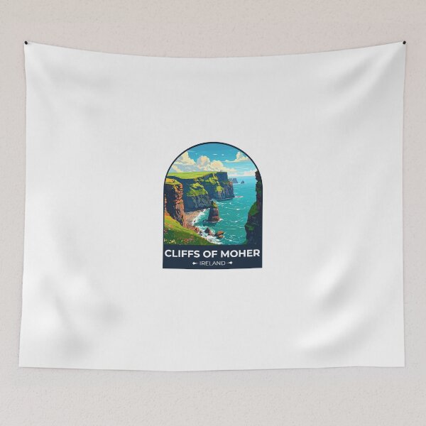 Item preview, Cliffs of moher ireland Sticker designed and sold by TulipaGraphics.