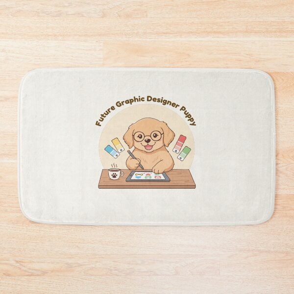 Item preview, Puppy Dreams Big – Future Graphic Designer Puppy designed and sold by The Real Life Symphony.