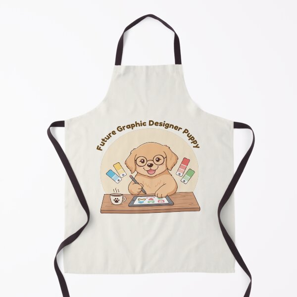 Item preview, Puppy Dreams Big – Future Graphic Designer Puppy designed and sold by The Real Life Symphony.