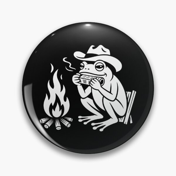 Item preview, Cowboy Frog with Harmonica designed and sold by theartfulaspie.