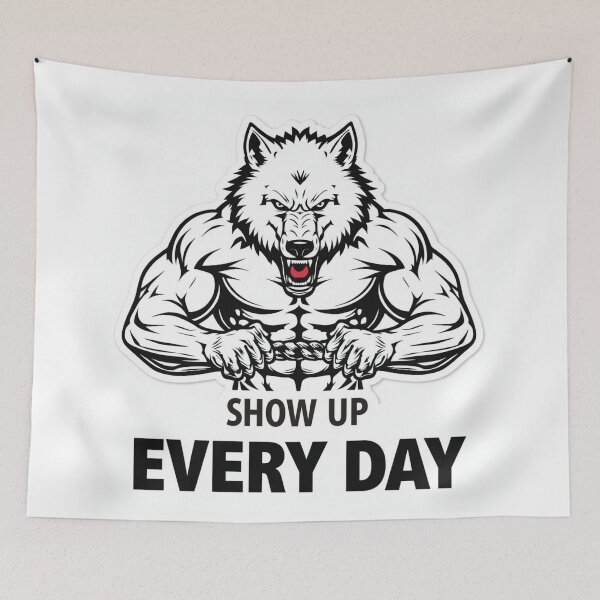 Item preview, Show up every day designed and sold by Motivated Sensei.