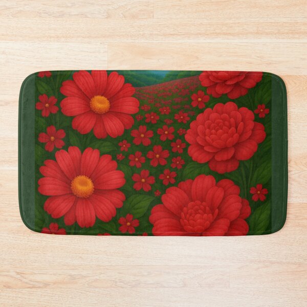 Item preview, Luxury Floral Garden Series – Red Edition designed and sold by Ceylon Luxe Collections.