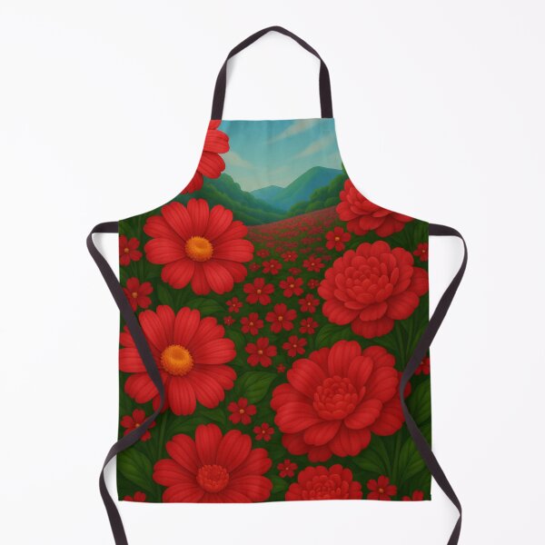 Item preview, Luxury Floral Garden Series – Red Edition designed and sold by Ceylon Luxe Collections.
