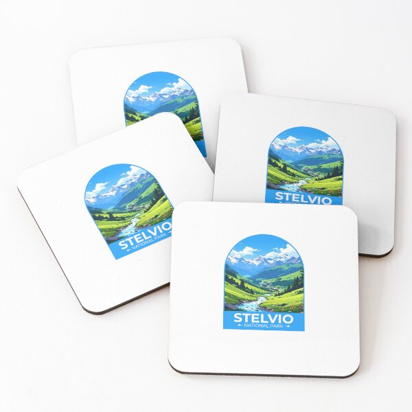 Item preview, Stelvio National Park Sticker designed and sold by TulipaGraphics.