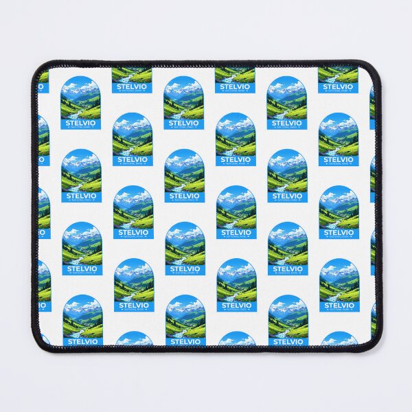 Item preview, Stelvio National Park Sticker designed and sold by TulipaGraphics.